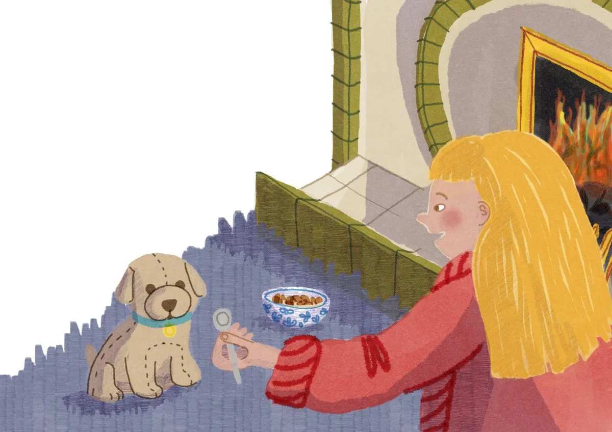 D is for Dog. Alphabet Superset illustration based on a childhood memory