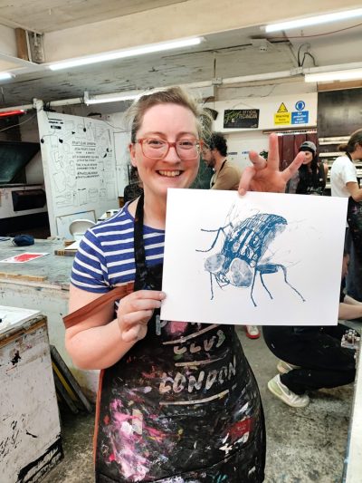 Screen Printing at Print Club London
