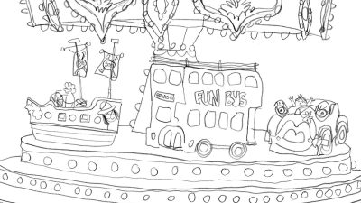 Tiny Funfair & A Coffee Van