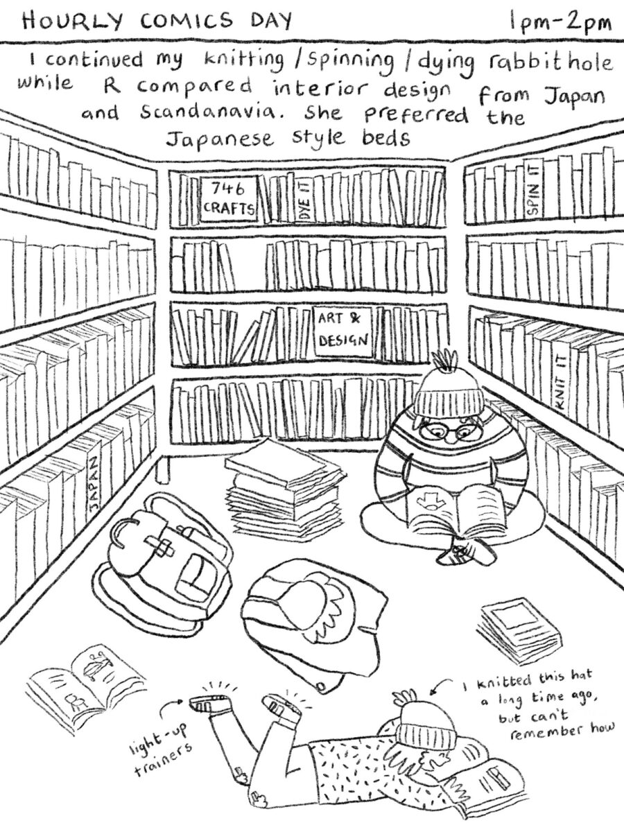 hourly comics day illustration