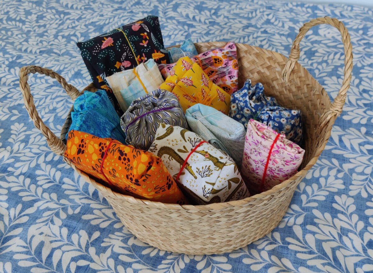 A Basket of Art material Parcels