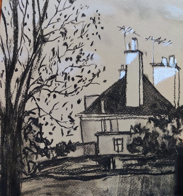 charcoal drawing
